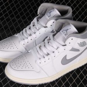 New Arrival AJ1 MID 554724 135 Vintage Grey