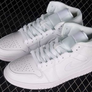 New Arrival AJ1 MID DV0991 111 Pure White (2)