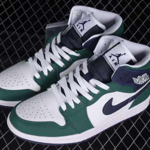 New Arrival AJ1 MID DZ5326 300 Navy Blue And Green