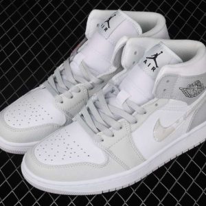 New Arrival AJ1 Mid DC9035 100 White Camo