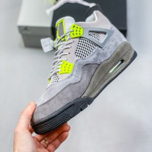 New Arrival AJ4 Retro SE Mid Neon 95 CT5342-007 AJ3001