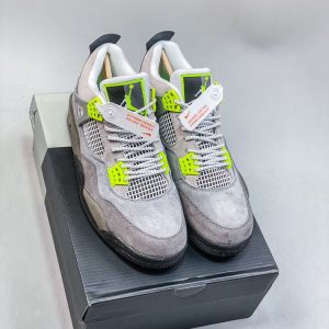 New Arrival AJ4 Retro SE Mid Neon 95 CT5342-007 AJ3001