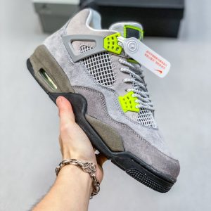 New Arrival AJ4 Retro SE Mid Neon 95 CT5342 007 AJ3001 6