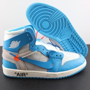 New Arrival Off White X AJ 1 Retro High OG UNC AJ3235