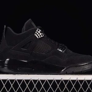 New Arrival AJ4 LJR CU1110-010 Retro Black Cat