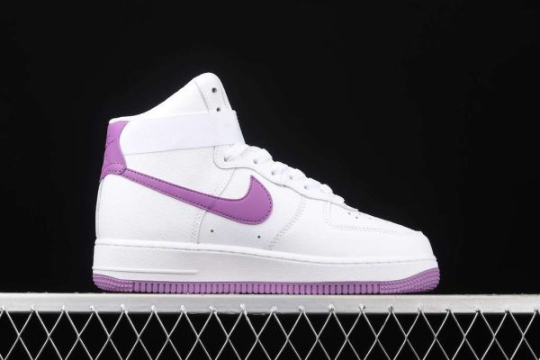 New Arrival AF1 High 334031-112 White Purple