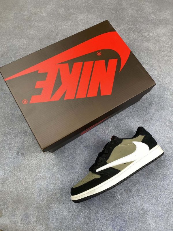 New Arrival AJ 1 Low Travis Scott Black Olive AJ3268