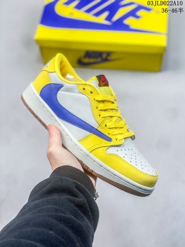 New Arrival  AJ 1 Low OG X Travis Scott ‘Canary’ AJ3267