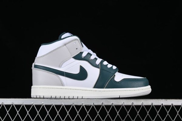 New Arrival AJ1 Mid SE White Oxidized Green FQ7720-103