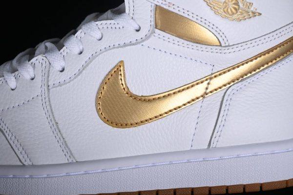 New Arrival AJ1 Retro High OG Metallic Gold FD2596-107