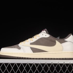 New Arrival Travis Scott x AJ1 Low OG “Reverse Mocha” DM7866-162