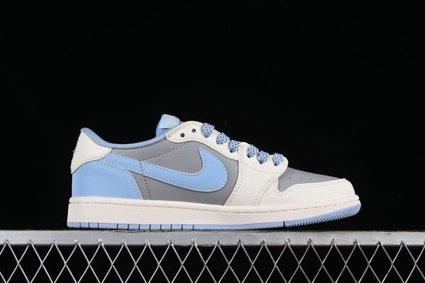 New Arrival AJ1 Low x Travis Scott x Fragment Design OG SP “Blue Dark Grey” BB6588-104