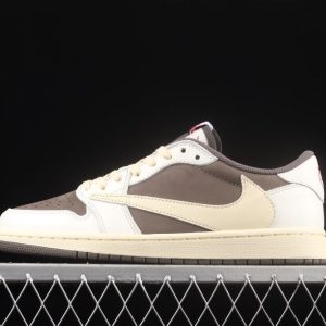 New Arrival Travis Scott x AJ1 Low OG “Reverse Mocha” DM7866-162