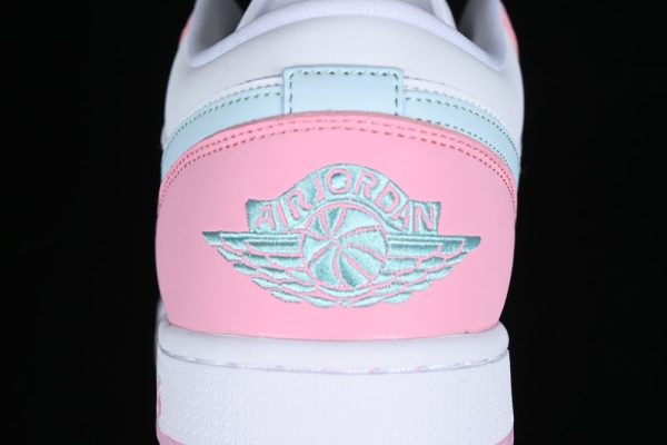 New Arrival  AJ1 Low “White Pink Blue” HM3703-141