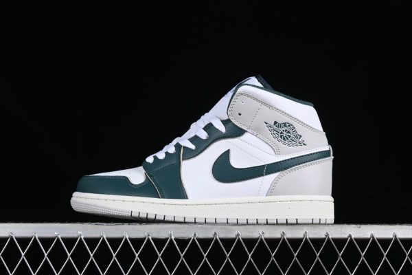 New Arrival AJ1 Mid SE White Oxidized Green FQ7720-103