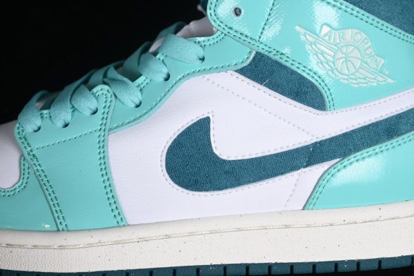 New Arrival AJ1 Mid Washed Teal Mint Foam DZ3745-300