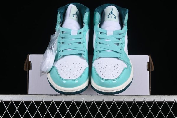 New Arrival AJ1 Mid Washed Teal Mint Foam DZ3745-300