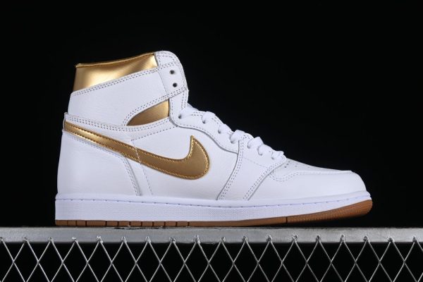 New Arrival AJ1 Retro High OG Metallic Gold FD2596-107