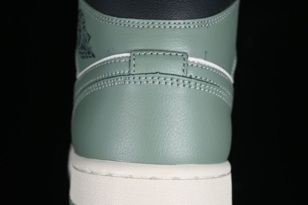 New Arrival AJ1 Mid Jade Smoke BQ6472-130