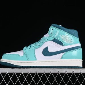 New Arrival AJ1 Mid Washed Teal Mint Foam DZ3745-300