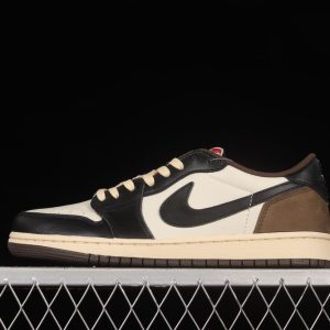 New Arrival Travis Scott x AJ1 Low “Dark Mocha” CQ4277-105