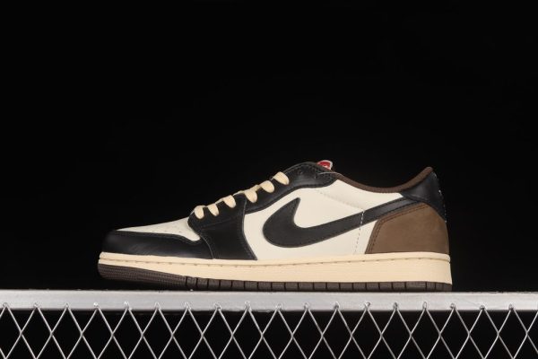 New Arrival Travis Scott x AJ1 Low “Dark Mocha” CQ4277-105