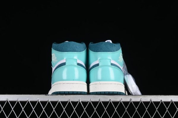 New Arrival AJ1 Mid Washed Teal Mint Foam DZ3745-300