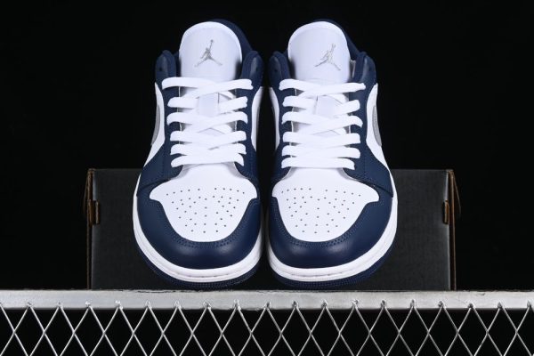 New Arrival AJ1 Low “Midnight Navy” 553558-141