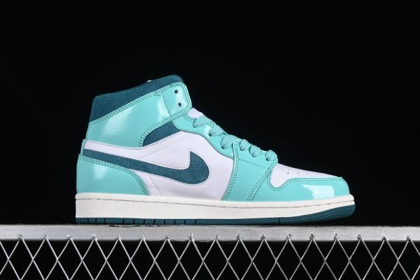 New Arrival AJ1 Mid Washed Teal Mint Foam DZ3745-300