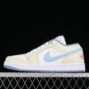 New Arrival AJ1 Low “Blue Whisper” DC0774-164