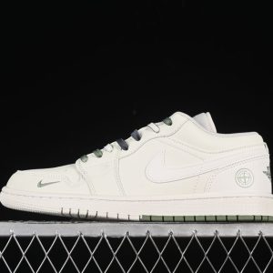 New Arrival AJ1 Low Beige Green DC2024-029