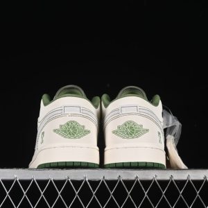 New Arrival AJ1 Low Off-White Green Lines CF3688-021