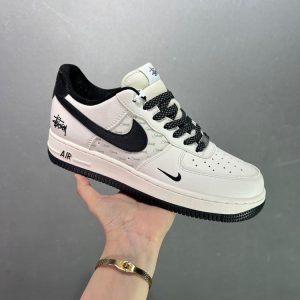 New Arrival AF 1 White Black AJ3272