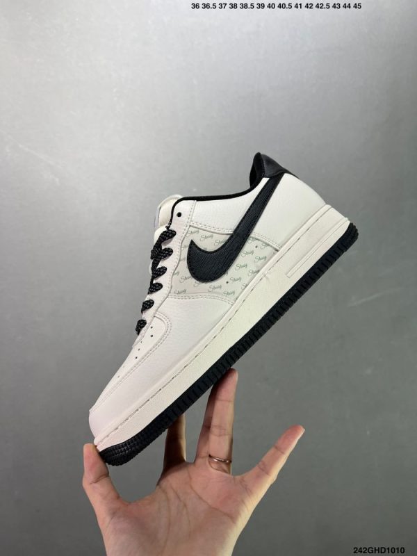 New Arrival AF 1 White Black AJ3272