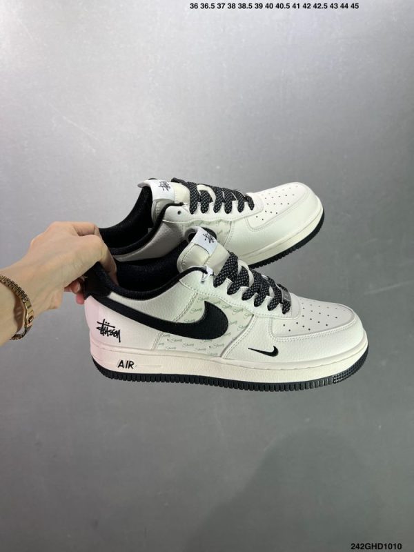 New Arrival AF 1 White Black AJ3272