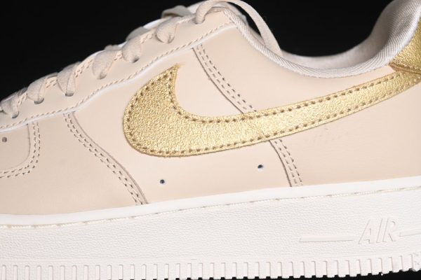 New Arrival Nike AF1 Essential Sanddrift Gold DQ7569-102