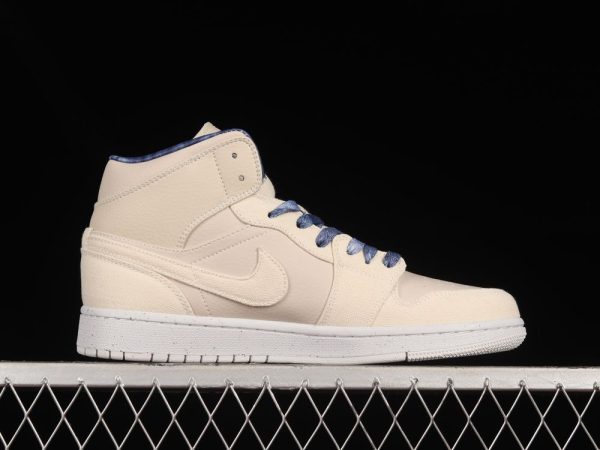 New Arrival AJ1 Mid SE Sanddrift DM9126-104