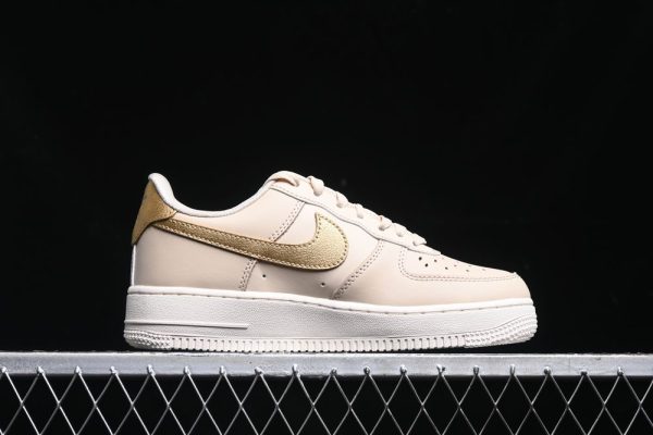 New Arrival Nike AF1 Essential Sanddrift Gold DQ7569-102