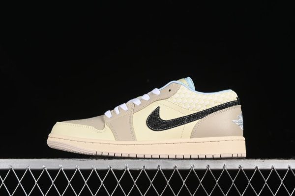 New Arrival AJ1 Low SE Sanddrift Glacier HQ3440-101