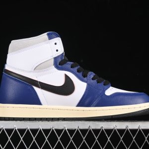 New Arrival AJ1 Retro High White Deep Royal Blue DZ5485-100