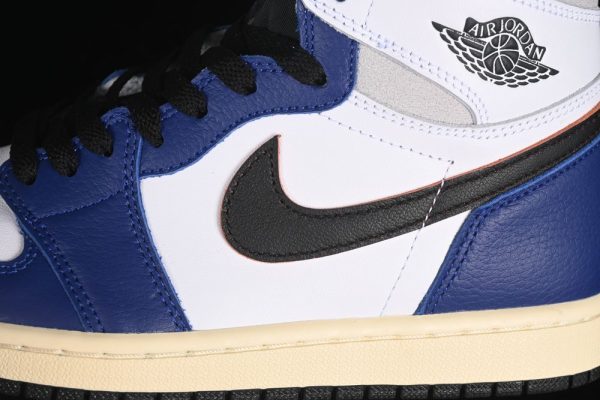 New Arrival AJ1 Retro High White Deep Royal Blue DZ5485-100