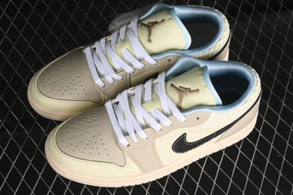 New Arrival AJ1 Low SE Sanddrift Glacier HQ3440-101