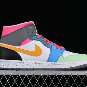 New Arrival AJ1 Mid SE GS Multi-Color FN1190-100