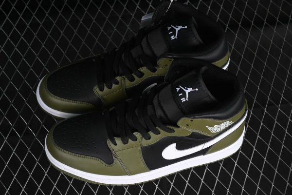 New Arrival AJ1 Mid Army Green DQ8426-092