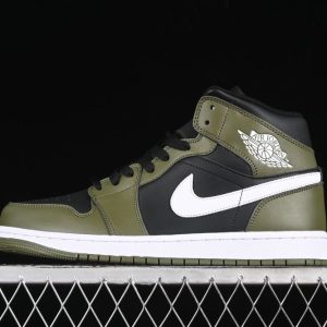 New Arrival AJ1 Mid Army Green DQ8426-092