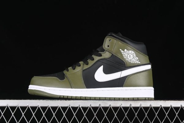 New Arrival AJ1 Mid Army Green DQ8426-092