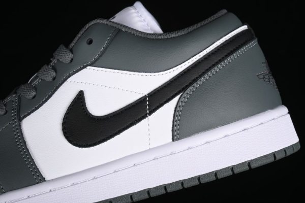 New Arrival AJ 1 Low White Iron Grey 553560-152