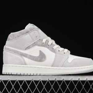 New Arrival AJ1 Mid Neutre Grey Sail FQ7720-002