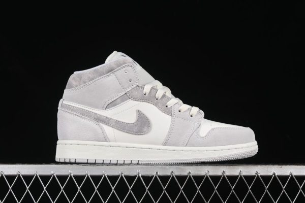 New Arrival AJ1 Mid Neutre Grey Sail FQ7720-002