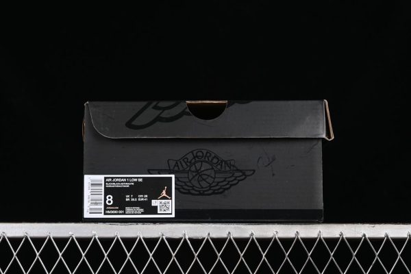 New Arrival AJ 1 Low SE Black Vapor HM3690-001